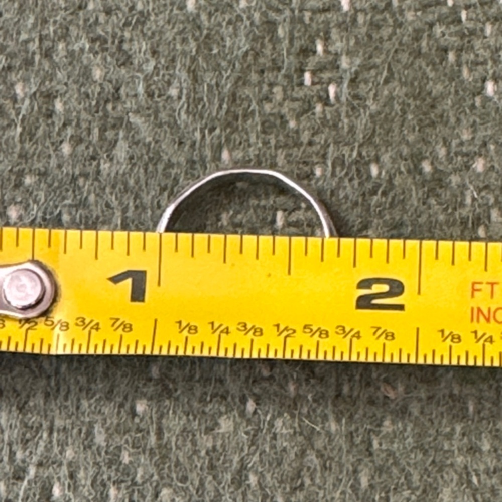 Silver Hammered Bands - Picture 6 of 6